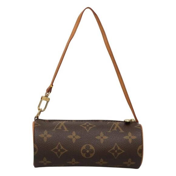 LOUIS VUITTON Monogram Papillon Pouch LV Auth - Picture 9 of 14